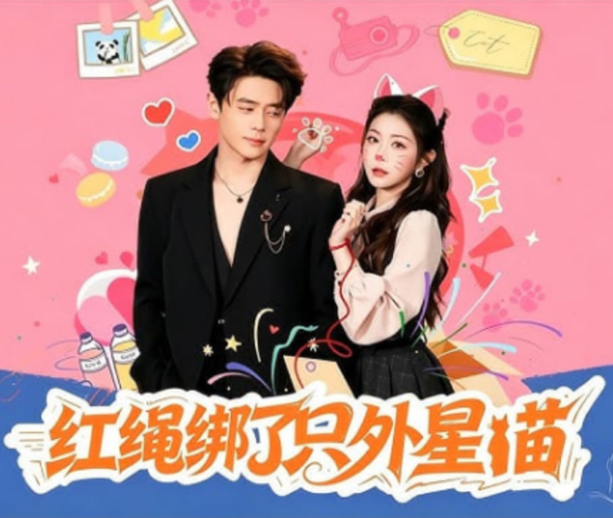 红绳绑了只外星喵