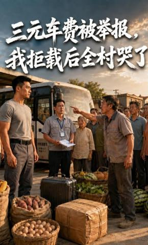 三元车费被举报，我拒载后全村哭了